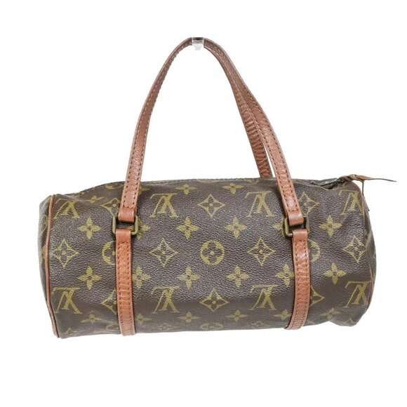 LOUIS VUITTON PAPILLON 26 Hand Bag Monogram Leather Brown France M51366 60FB146 - Picture 3 of 15